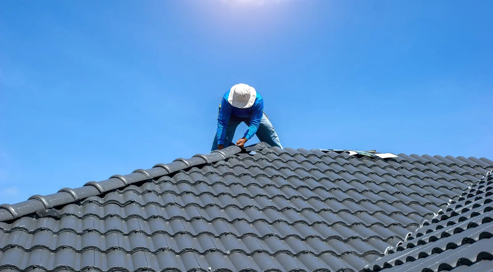 Tile Roof Work by Final Touch Roofing